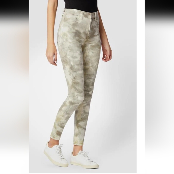 Hudson Barbara High Waisted Super Skinny Ankle Sage Fatigue Size 31 - Picture 15 of 16